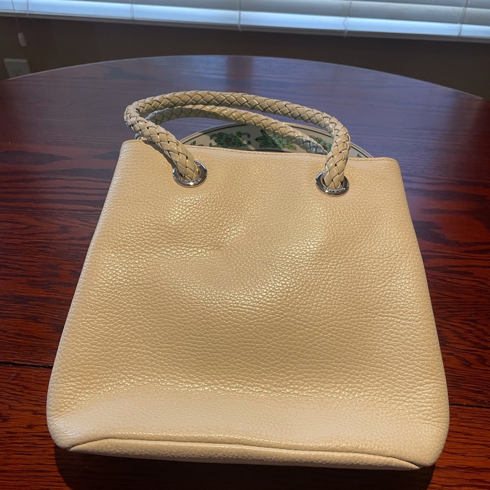 Desmo Vintage Italian Pebbled Leather Handbag